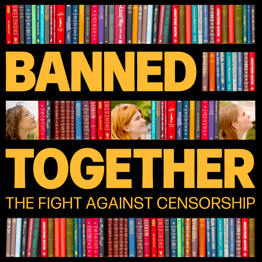 Movie night at the library - Banned Together