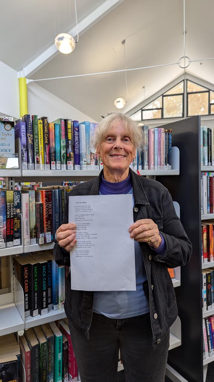 Victoria Park Library Book Lovers Day Poetry competition winner!